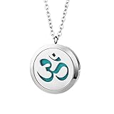JOYMIAO Workmanship Diffuser Pendant Necklace Jewelry Engrave Rose Flower with Unique Design for Women