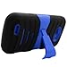 AIMO Rugged Wave Armor Case w/ Built-in Kickstand for ZTE Reef N810 [Virgin Mobile]