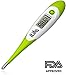 FDA Approved Clinical Digital Baby Thermometer provides Rapid Reading To Monitor Fever Temperature For Oral Rectal & Underarm Perfect for Baby Children & Adult Non Mercury