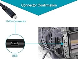 in-Camera USB AC Power Adapter/Battery Charger + PC