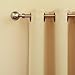 Best Home Fashion Thermal Insulated Blackout Curtains - Antique Bronze Grommet Top - Beige - 52