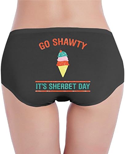 Msyspsc Go Shawty, It's Sherbert Day Sexy Women's Panties Large Black
