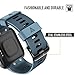 ANCOOL Compatible with Forerunner 35 Bands Soft Silicone Watch Band Sport Strap Replacement for Forerunner 35 Smartwatch (Slate)