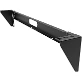 QiaoYoubang 1U Vertical Wall Mount Rack - Foldable Patch Panel Bracket | for 19 inches Networking Equipments Including Hardware