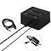 iDsonix Offline Clone Function Dual Bay USB 3.0 to SATA (SATA I/II/III) 2.5/3.5-Inch HDD SSD External Hard Drive Docking Station[UASP Protocol and 2 x 8TB Supported]-Black
