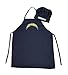 Pro Specialties Group mens Chef Hat and Set Pro Specialties Group Apron, Team Color, One Size US