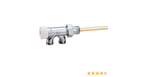Caleffi 4501 - Válvula monotubo tubo 23x1,5/radiador 3/4