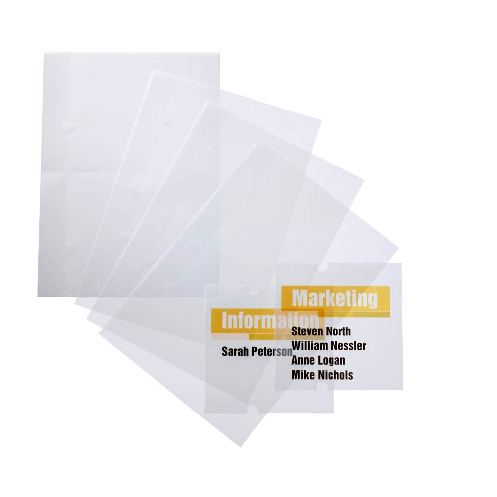 Durable Crystal Sign 483119 EDP-Writeable Refill Film for Durable 4821 Pack of 10 Transparent