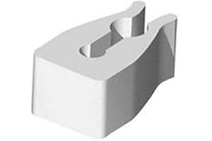 NAHANCO PB1C9; Plastic Inventory Control Clip, White (Pack of 100)