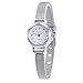 Clearance Sale!Women Analog Quartz Watches,Shinericed Women's Classic Stainless Steel Mesh Band Wrist Watch (Silver)