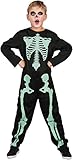 U LOOK UGLY TODAY Boys Halloween Costume X-Ray Skeleton for Kids Cosplay Dress Up Party Glow in The Dark