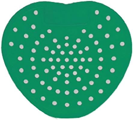 ScentBonFlat Vinyl Urinal Screen Fragrance Cherry, Bubble Gum, Green Apple, Red, Blue, Green (12, Green - Green Apple Fragrance)