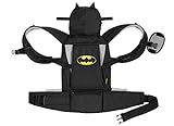KidsEmbrace Batman Baby Carrier, DC Comics Deluxe Carrier with Hood, Black
