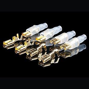Oyaide" Faston terminal/FTL-G (8 pieces) (Japan Import)