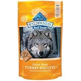 Blue Buffalo Wilderness Trail Treats Grain-Free Turkey Dog Biscuits, 10 oz.