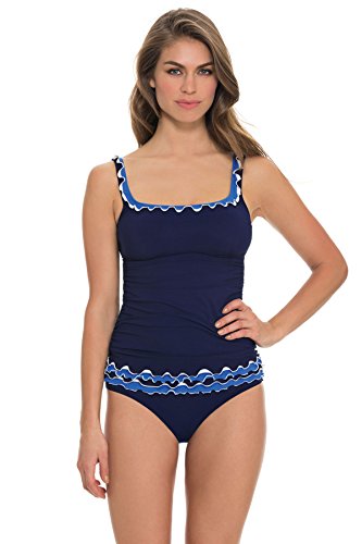 Profile by Gottex Women's Blue Lagoon Classic Bra Tankini Top