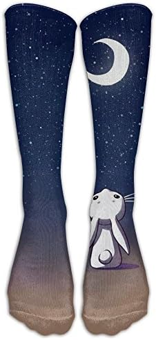 Rabbit Art Classic Crew Socks Stocking (Shoe Size 38-44) For Men And Women