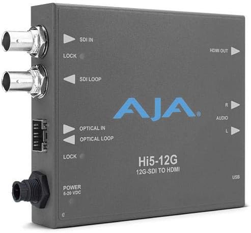 Aja Hi5-12G 12G-SDI to HDMI 2.0 Mini-Converter