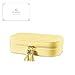 Vlando® Gift Packing Tassels Jewelry Box/Bag, Gift Card Included, Fabulous Girls Gift Case (Yellow)