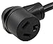 AC WORKS 10FT 30Amp 3-Prong Dryer Extension Cord with Anti-Weather Super Heavy Duty Thick Cord