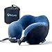 Victuna Upgrade Travel Neck Pillow, Snug Fit Memory Foam Travel Pillow, Thin Back, Soft& Comfortable for Airplane, Bus, Train, in Office, at Home, Washable Soft Velvet Cover