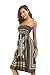 Zyyfly Beach Dresses for Women Summer Casual Sun Dress Cover up Strapless Dress Army Green XL