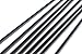 8pcs 4mm Round Carbon Fiber Wing Tube 4mmx2mmx500mm (pultrusion) for Quadcopter, RC Airplanes