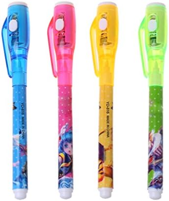 HMHUI Magic 2 In 1 UV Black Light Combo Creative Stationery Invisible Ink Pen