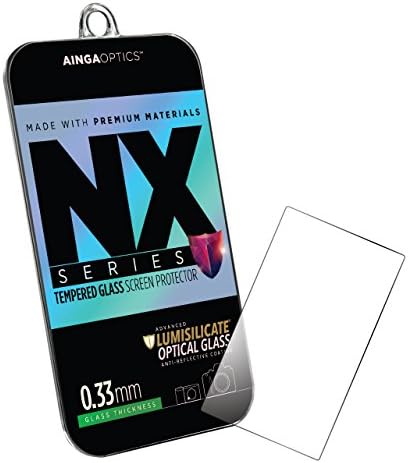 Sony Alpha Screen Protector [Lumisilicate Tempered Glass] Premium NX Series | Anti-Reflective Coating | Sony Alpha a6000 a6300 a5100 ILCE-5100 NEX-7 NEX-6 NEX-5 NEX-3 NEX-3N SLT-A33 SLT-A35 SLT-A55