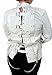 Unisex White Canvas Straight Jacket Costume