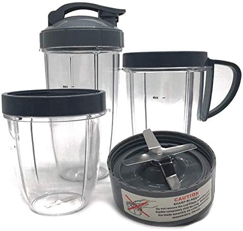 Domilay Cup and Blade Set for Nutri Replacement High-Speed Blender Mixer System for Replacement Parts and Accessories with NutriBullet