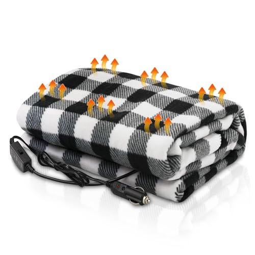 Plainsity 12V Heated Car Blanket