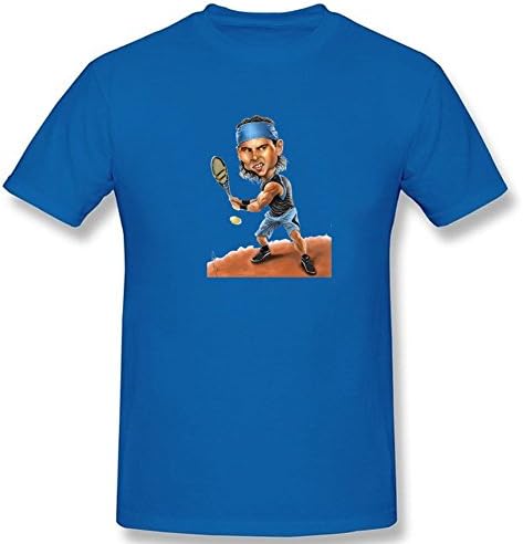 Tiky Rafael Nadal Summer Short Sleeve T Shirts Black