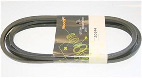 WOODS OEM 20644 Genuine Replacement Belt, Compatible with WOODS RD60, RDC54, RM550, RM550-2, TBW150C Finish Mowers, Custom-Made Belts for WOODS Original Equipment by Manufacturer