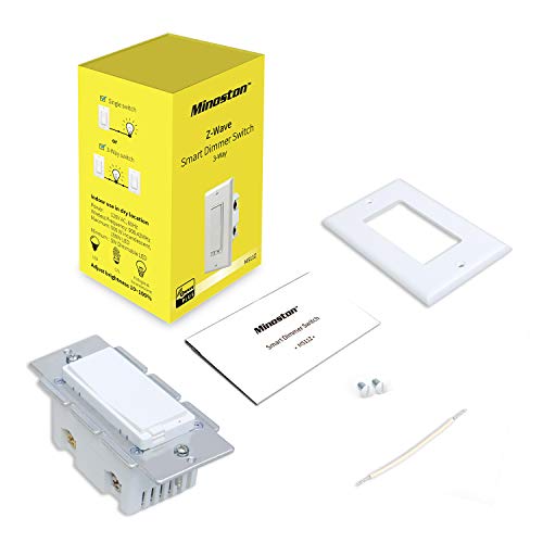 ZWave Dimmer Switch in Wall Light Switch, Neutral Required, Support 3