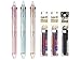 Pilot Frixion Ball 3 Color Gel Ink Erasable Muiti Pen 0.38mm/ Pearl pink & Pearl Orange & Pearl Green Body & Each 3 Color Refills (Black5,Blue2,Red2) with Original Pen case