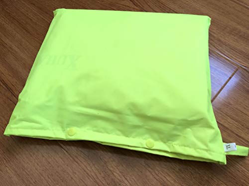 XUHAN High Visibility Reflective Waterproof Rain Jacket Working Clothes Motorcycle Cycling Sports Outdoor Reflective Safety Clothing with pants (L)