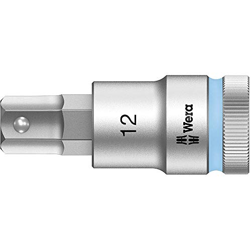Wera 8740 C 1/2 Zyklop Bit Socket, HF Hex-Plus 12,0 x 60 mm - 05003826001