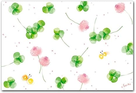 ワタナベサチコポストカード 四つ葉のクローバー おしゃれな絵葉書 ポストカード 絵柄付はがき 文房具 オフィス用品 Amazon ワタナベサチコポストカード 四つ葉のクローバー おしゃれな絵葉書 ポストカード 絵柄付はがき 文房具 オフィス用品 Amazon