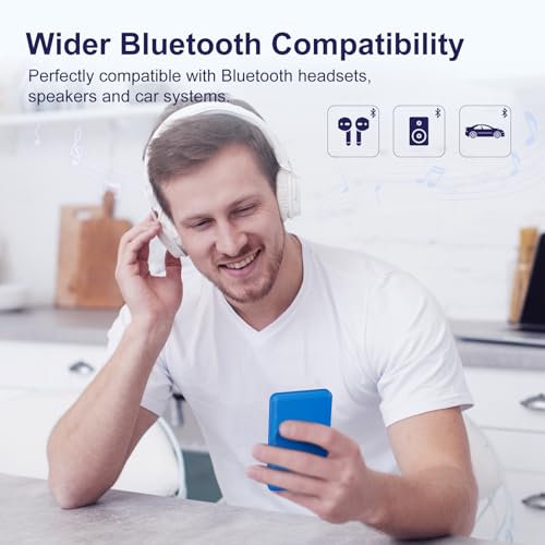Fanvace Android MP3 Players with Bluetooth WiFi, MP3 & MP4 Players with 4" Touchscreen and Speaker, Spotify MP3 Music Player with Audible, Amazon Music, Play Store (16GB, Blue)