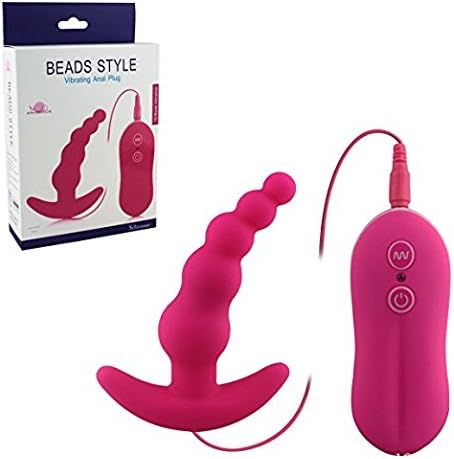 Silicone Remote Controlled Vibrating Prostate Massager - 10 Speeds Anal Vibrator for Men - Waterproof Anal Stimulator Toys for Women for Couples(Pink)