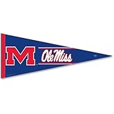 WinCraft NCAA 64782012 University of Mississippi Premium Pennant, 12" X 30"