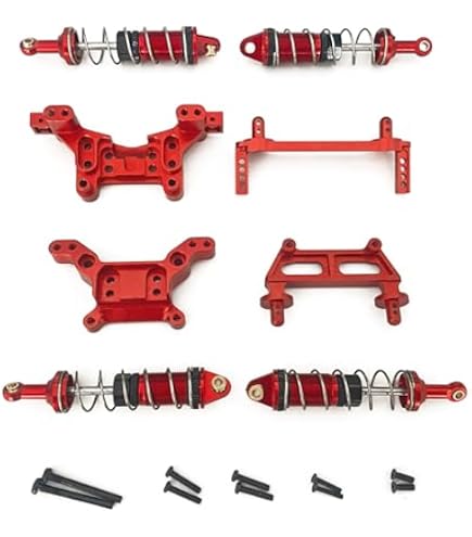 Amazon.com: RWLZLB 2PCs F/R Metal Aluminum Shock Tower Mount Parts