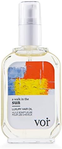 Hair Oil by Voir Haircare Natural Organic Treatment - A Walk in the Sun, 3.4 Fl. Oz