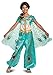 Disguise Disney Princess Jasmine Aladdin Deluxe Girls' Costume, Teal ,Medium (7-8)