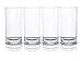 Modern Innovations 18 Ounce San Acrylic Tumbler Highball Glass Set of 4 - Restaurant Quality BPA-Free, Break Resistant, Dishwasher Safe Acrylic Drinking Glasses