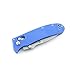 Ganzo G704-BL EDC Folding Knife Blade G10 Handle (Blue G10)