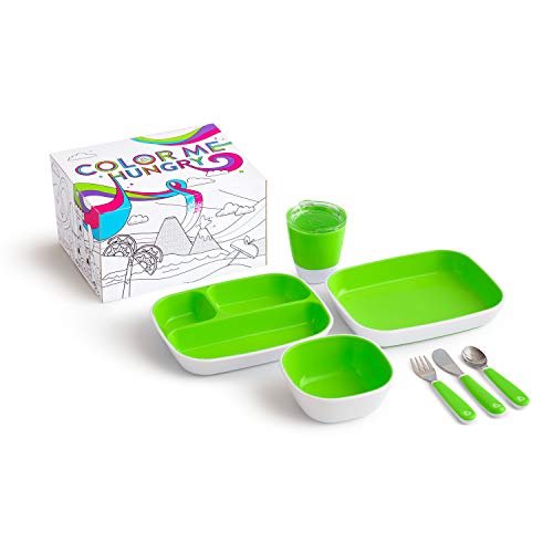 Color Me Hungry Toddler Dining Set, Green