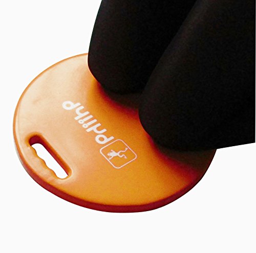 Hongwo Thick NBR Foam Waterproof Round Gardening Kneeling Cushion Pad Kneeler Mat for Baby Bath, Work Kneel Mat for Exericising, Prayer-13"x13"x1"-Orange - Thumbnail 4