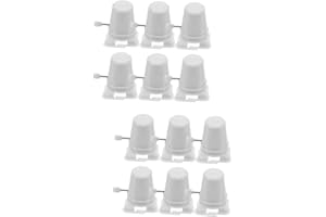 12pcs Plastic Movement Rewinding Parts for DIY Clay Toys Compact Clockwork Mechanism for Crafting Fun Wind-up Movement Access